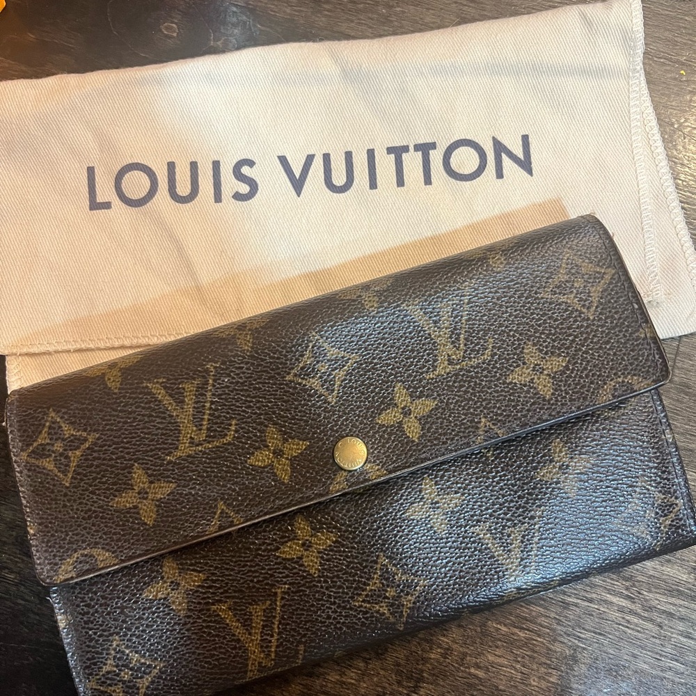 Louis Vuitton Dark Brown Monogram Wallet